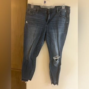 old navy size 14 rock star super skinny jeans